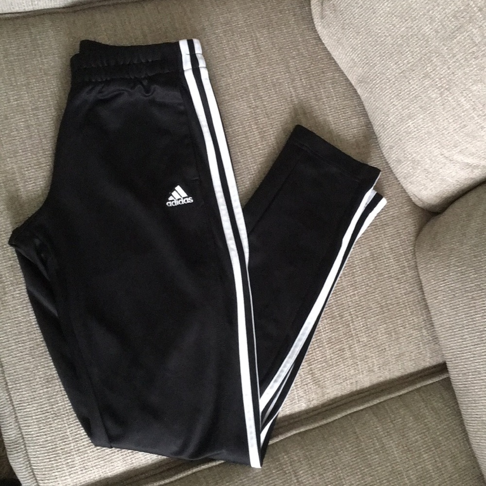 Adidas 3 stripe track pants - Ladies size S
